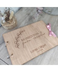 Álbum de Firmas con Iniciales en Metacrilato