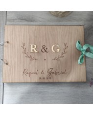 Álbum de Firmas con Iniciales en Metacrilato