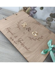 Álbum de Firmas con Iniciales en Metacrilato