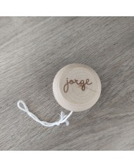 Yoyó de Madera con Nombre Grabado