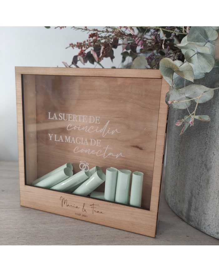 Caja Hucha de Firmas y Recuerdos