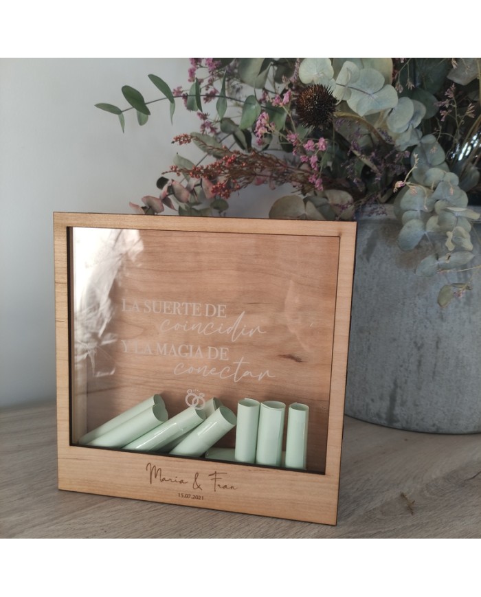 Caja Hucha de Firmas y Recuerdos