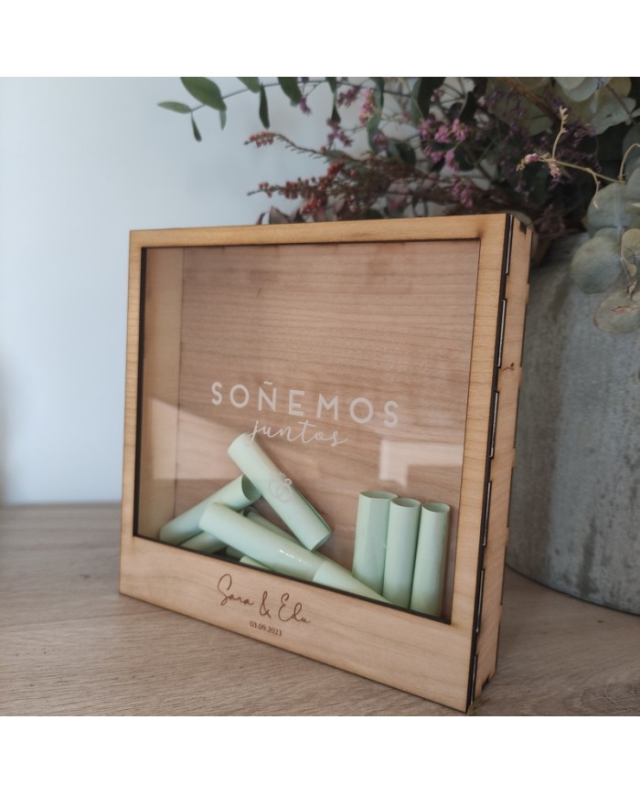 Caja Hucha de Firmas y Recuerdos