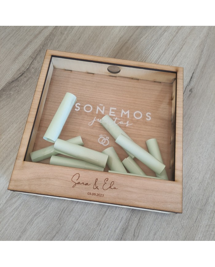 Caja Hucha de Firmas y Recuerdos