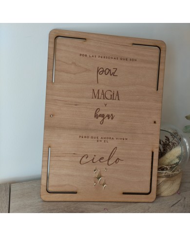 Cartel para los Seres Queridos - Paz, Magia y Hogar